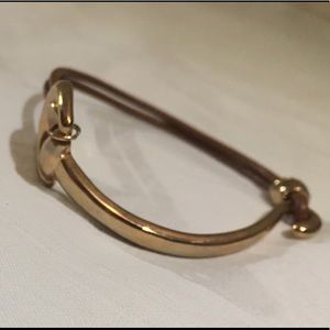 Gold Equestrian Bit Style Bracelet